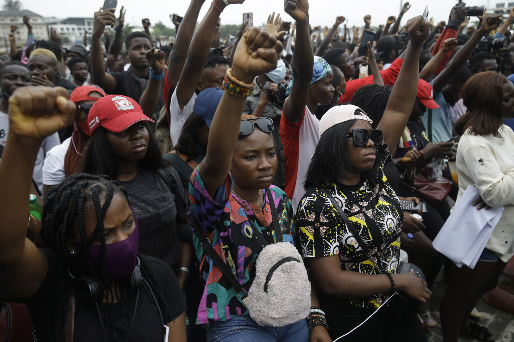 Nigeria Police Protest